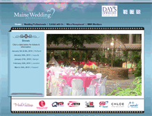 Tablet Screenshot of blog.maineweddingassociation.com